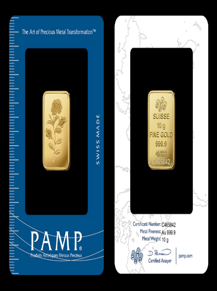 Rosa Gold Minted Bar 10g